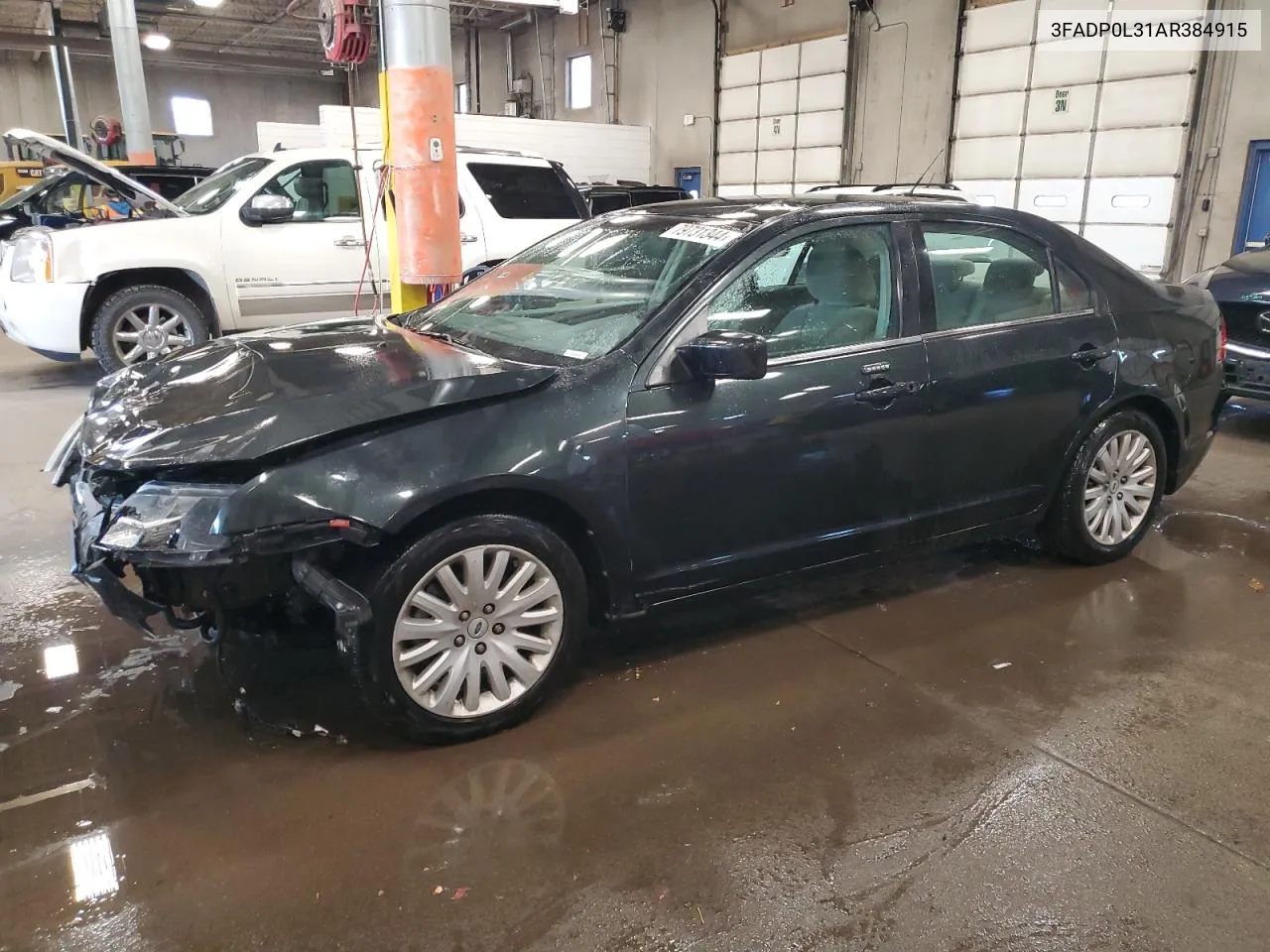 2010 Ford Fusion Hybrid VIN: 3FADP0L31AR384915 Lot: 79731344