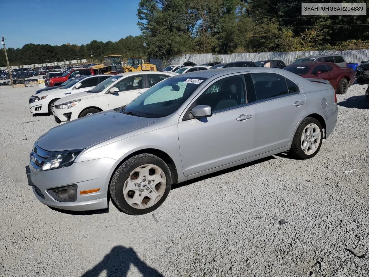 2010 Ford Fusion Se VIN: 3FAHP0HG8AR204889 Lot: 80149574