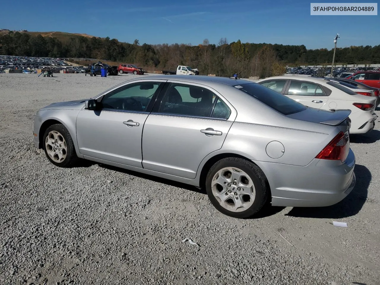 2010 Ford Fusion Se VIN: 3FAHP0HG8AR204889 Lot: 80149574