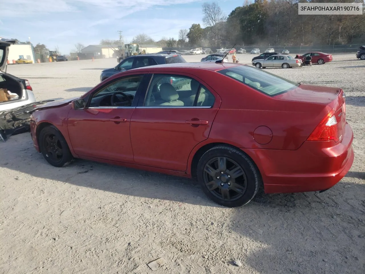 2010 Ford Fusion Se VIN: 3FAHP0HAXAR190716 Lot: 80214974