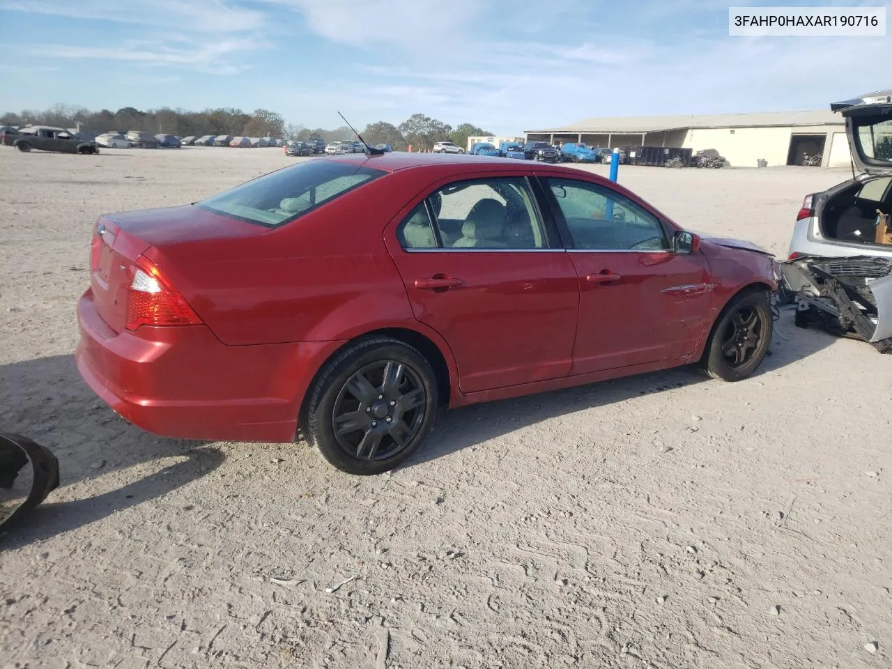 2010 Ford Fusion Se VIN: 3FAHP0HAXAR190716 Lot: 80214974