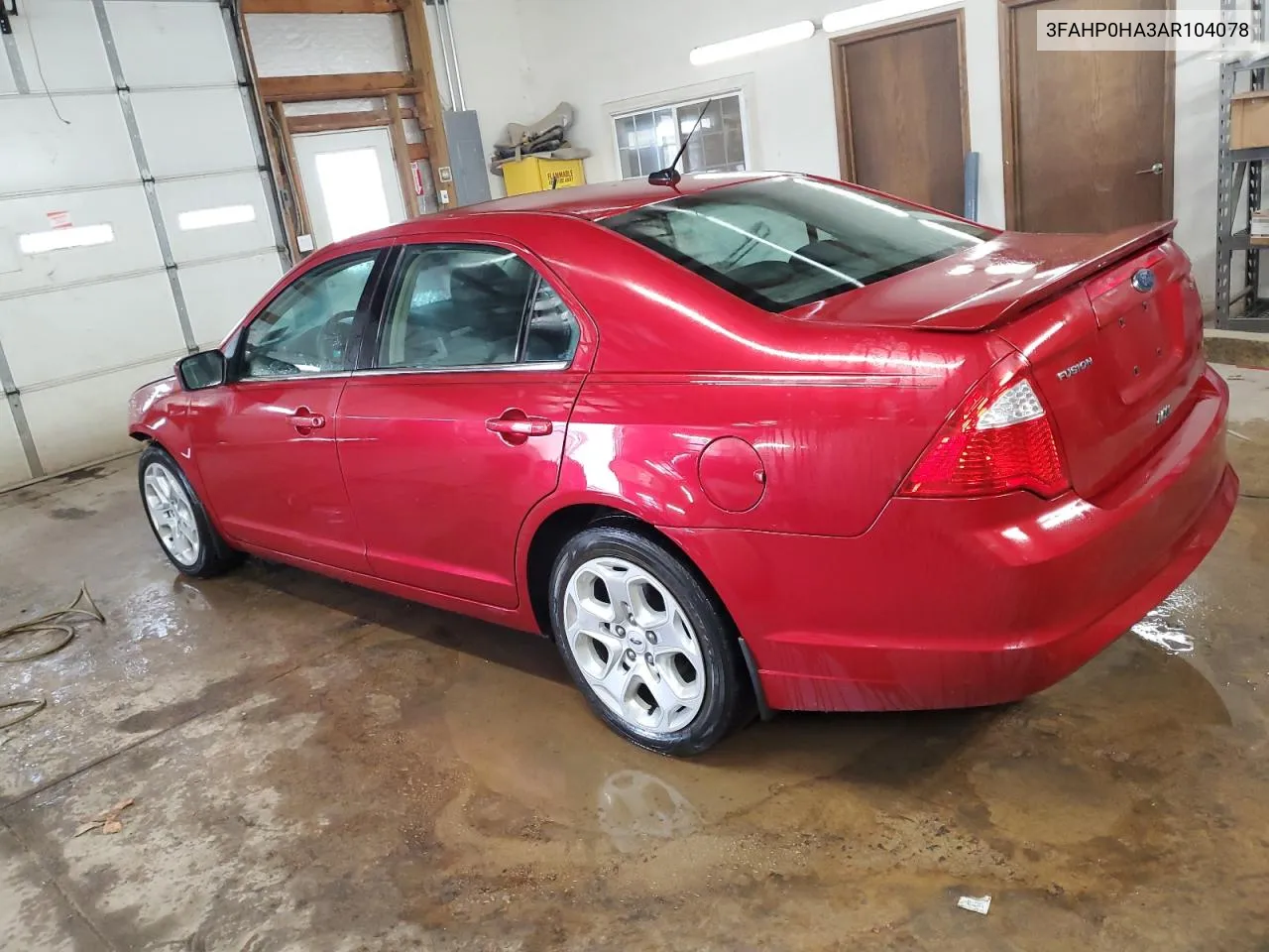 2010 Ford Fusion Se VIN: 3FAHP0HA3AR104078 Lot: 80669264