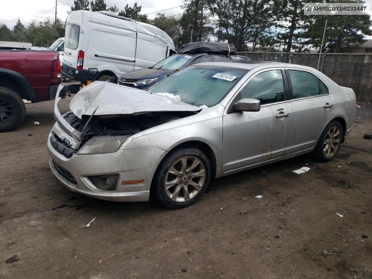 2011 Ford Fusion Sel VIN: 3FAHP0CGXBR233447 Lot: 41691474