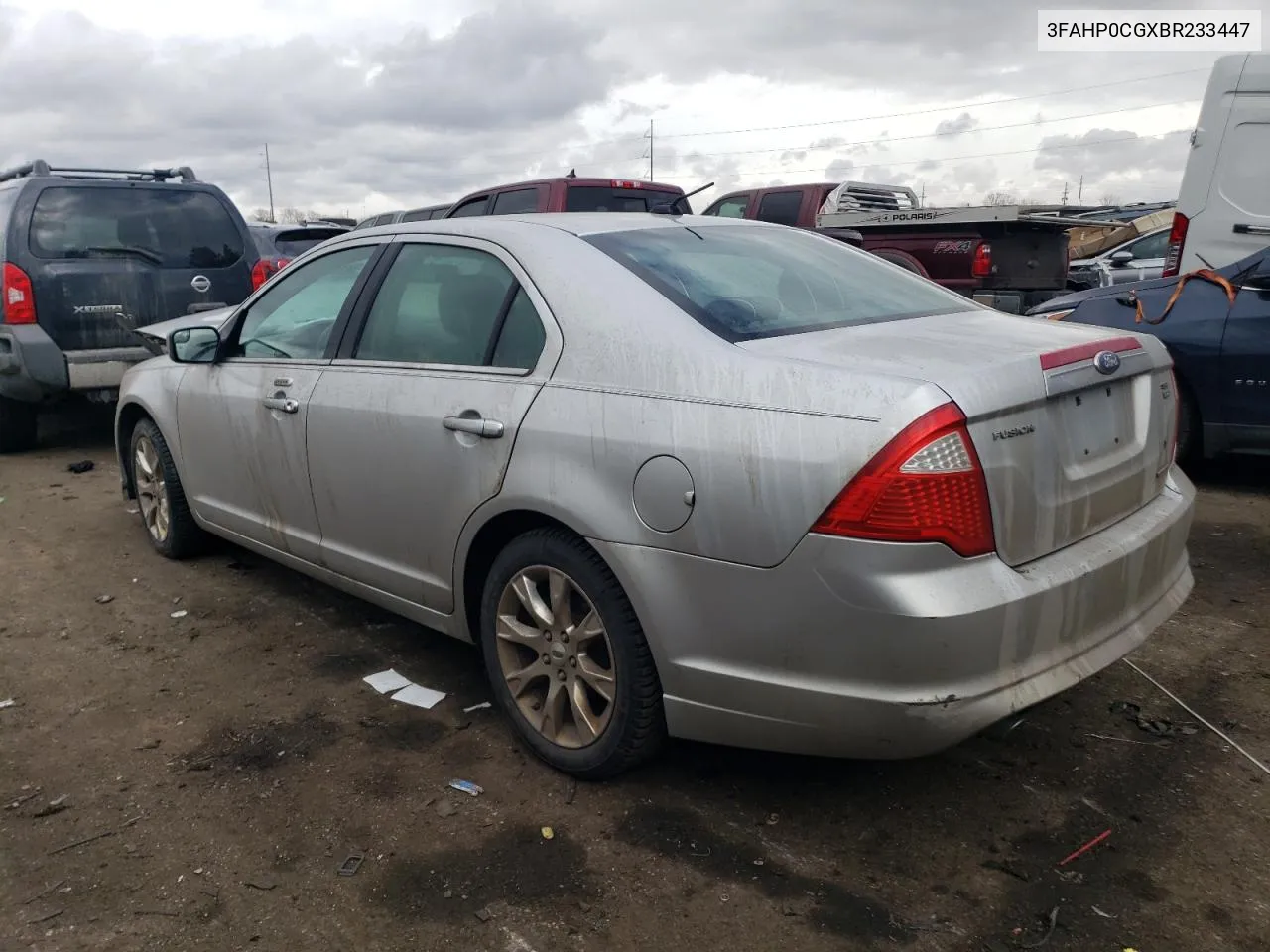 2011 Ford Fusion Sel VIN: 3FAHP0CGXBR233447 Lot: 41691474