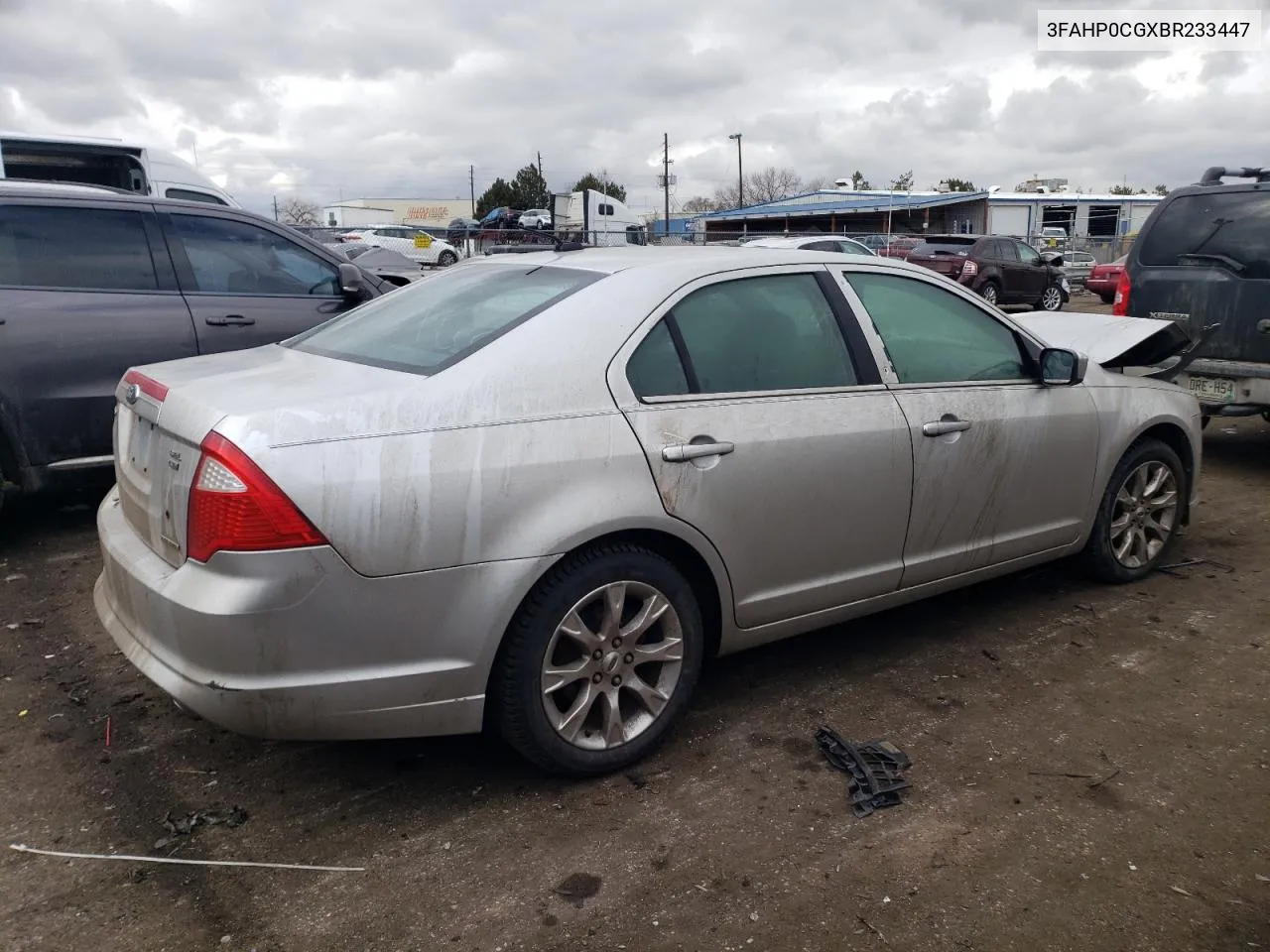 2011 Ford Fusion Sel VIN: 3FAHP0CGXBR233447 Lot: 41691474