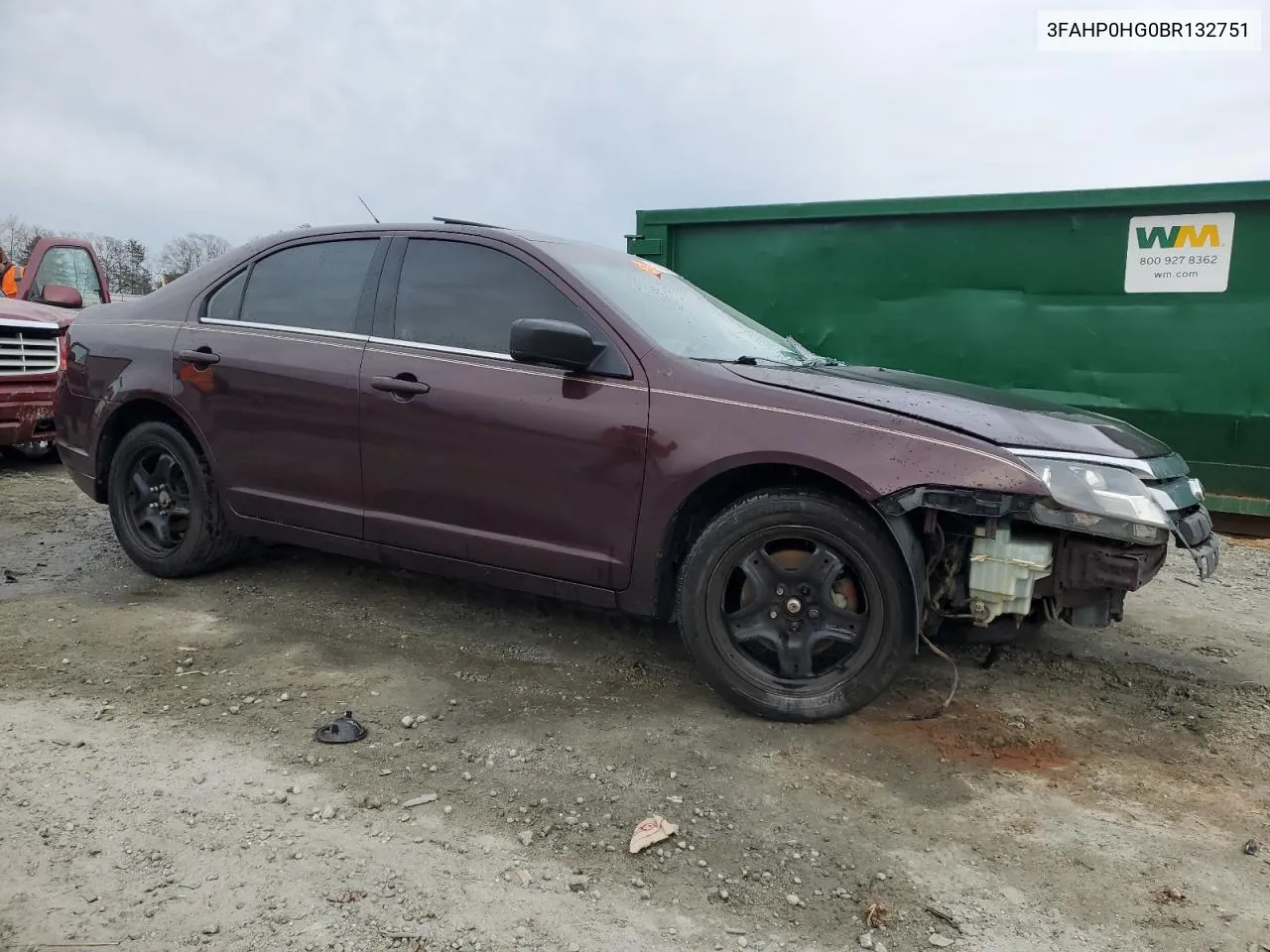 2011 Ford Fusion Se VIN: 3FAHP0HG0BR132751 Lot: 43752194