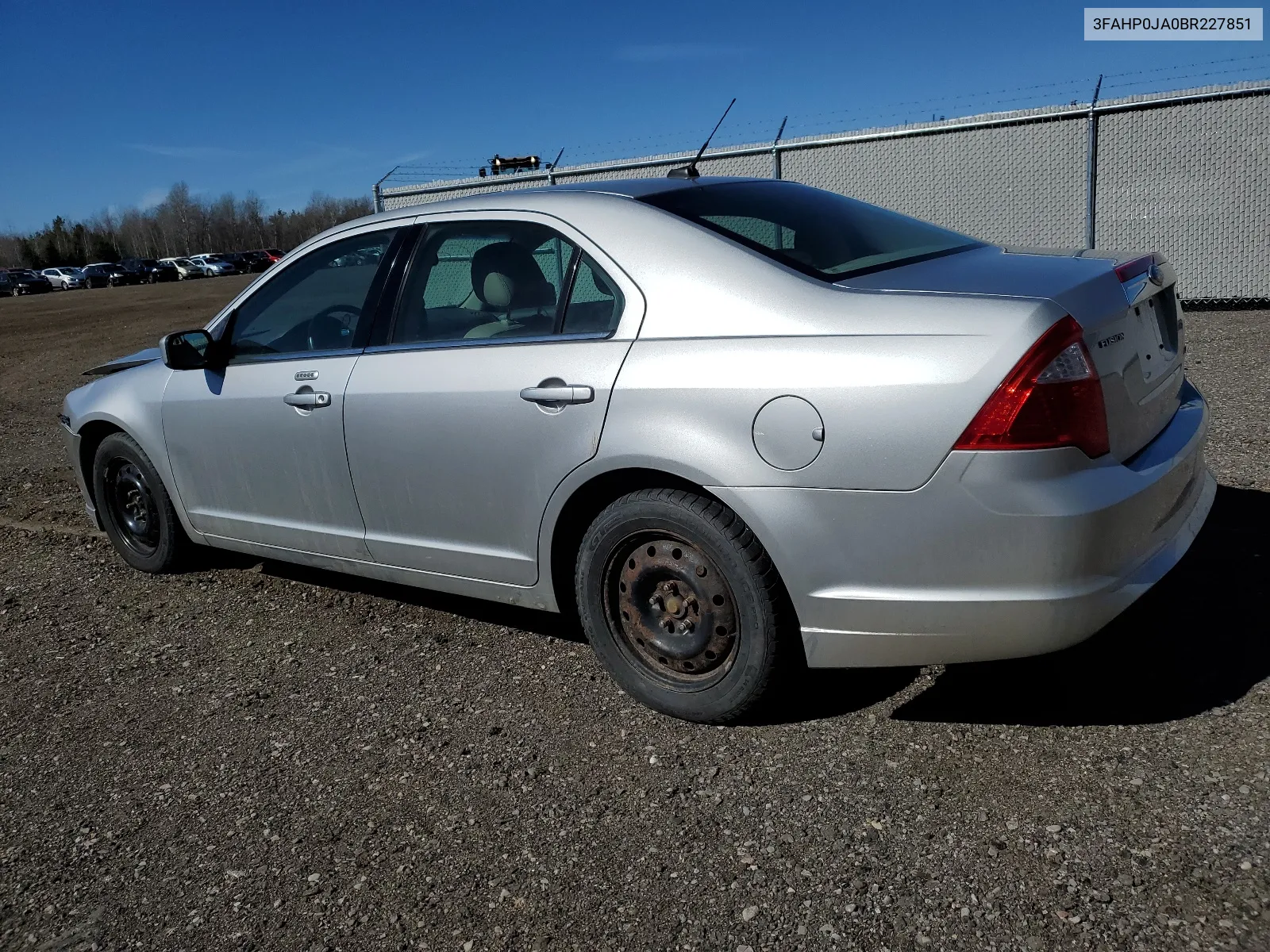 2011 Ford Fusion Sel VIN: 3FAHP0JA0BR227851 Lot: 45828874