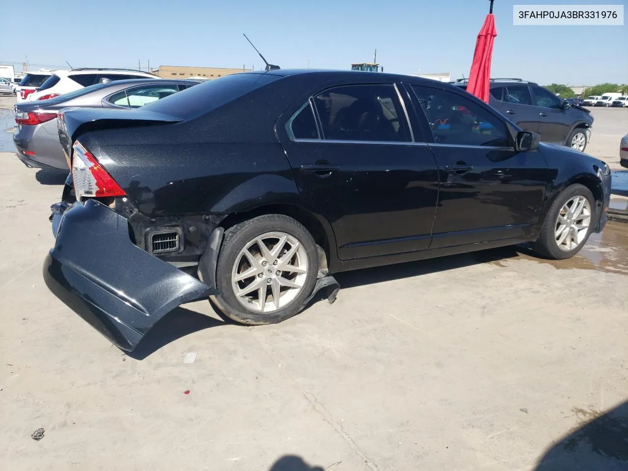 2011 Ford Fusion Sel VIN: 3FAHP0JA3BR331976 Lot: 49026844