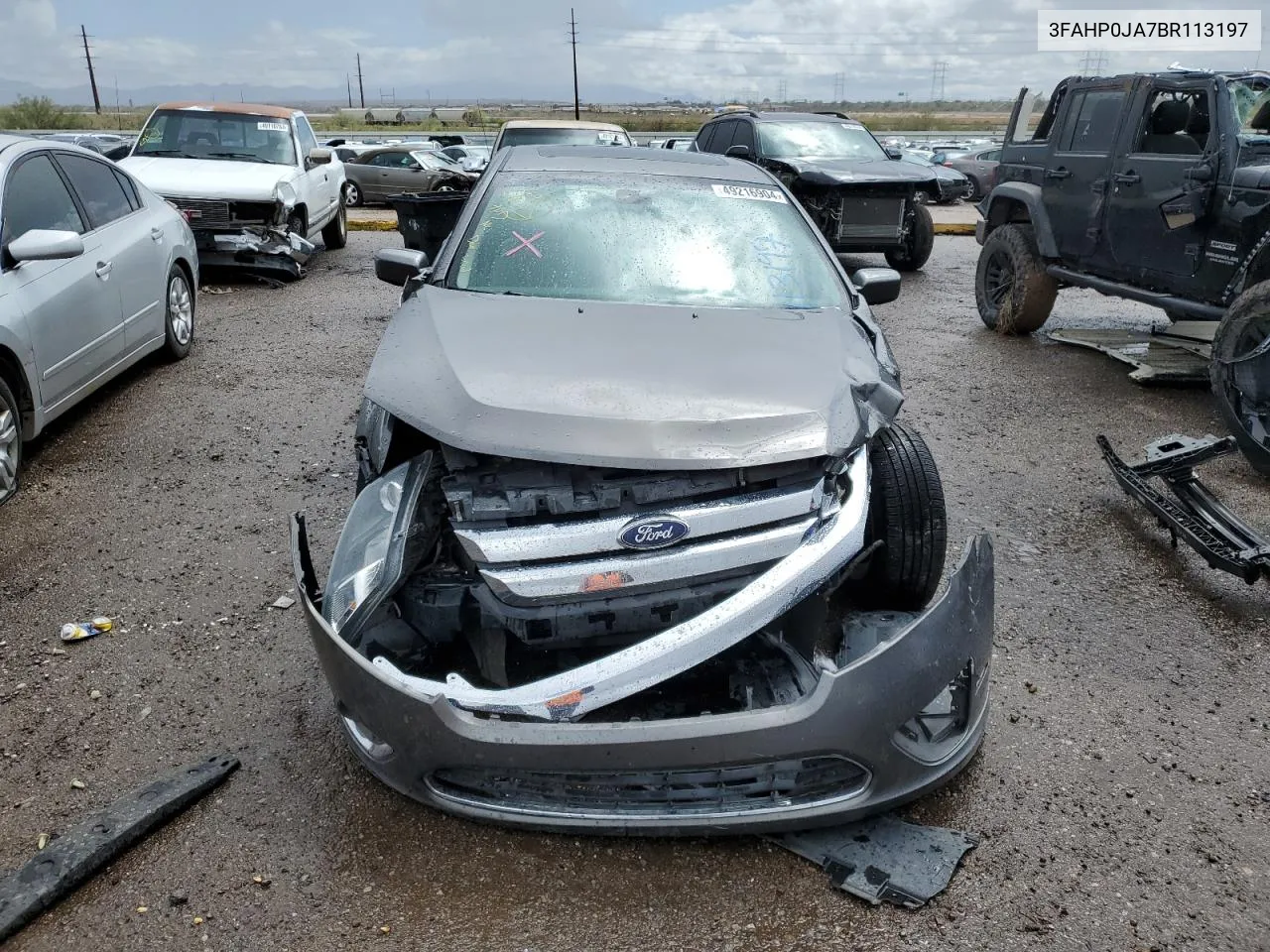 2011 Ford Fusion Sel VIN: 3FAHP0JA7BR113197 Lot: 49216904