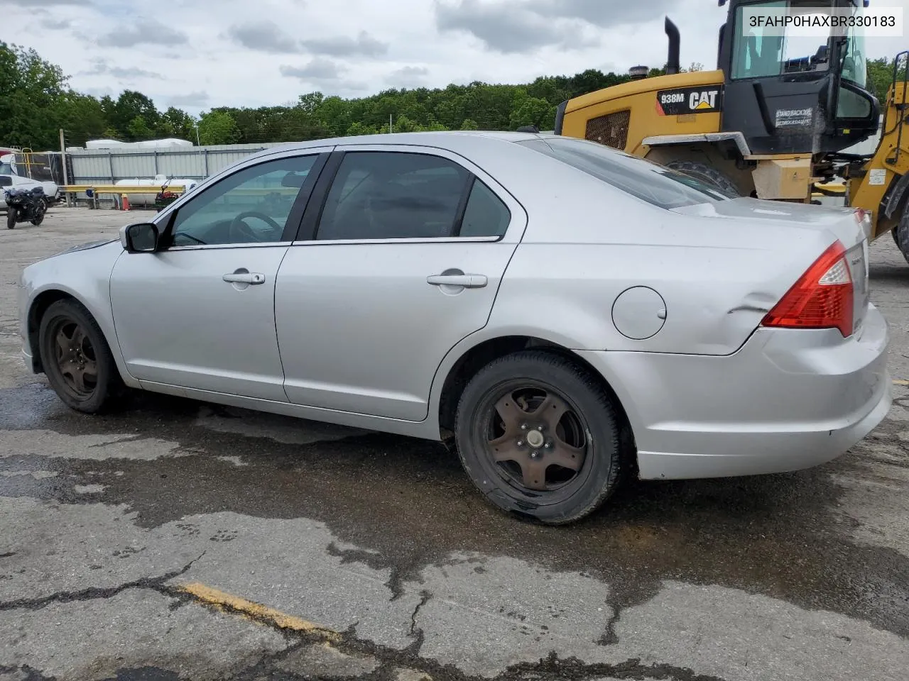 2011 Ford Fusion Se VIN: 3FAHP0HAXBR330183 Lot: 50189064