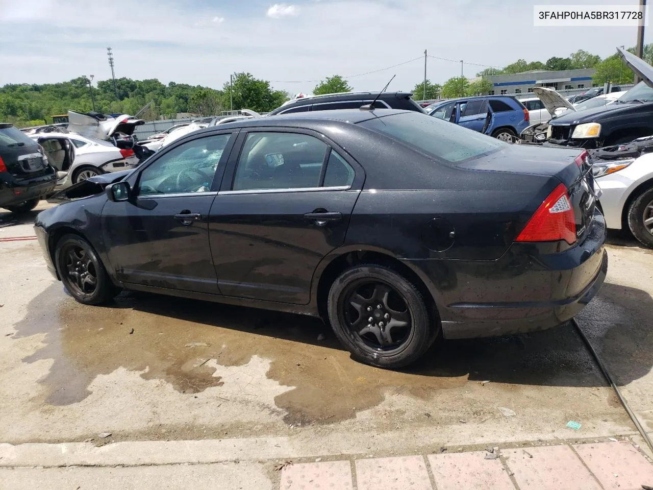 2011 Ford Fusion Se VIN: 3FAHP0HA5BR317728 Lot: 53273434