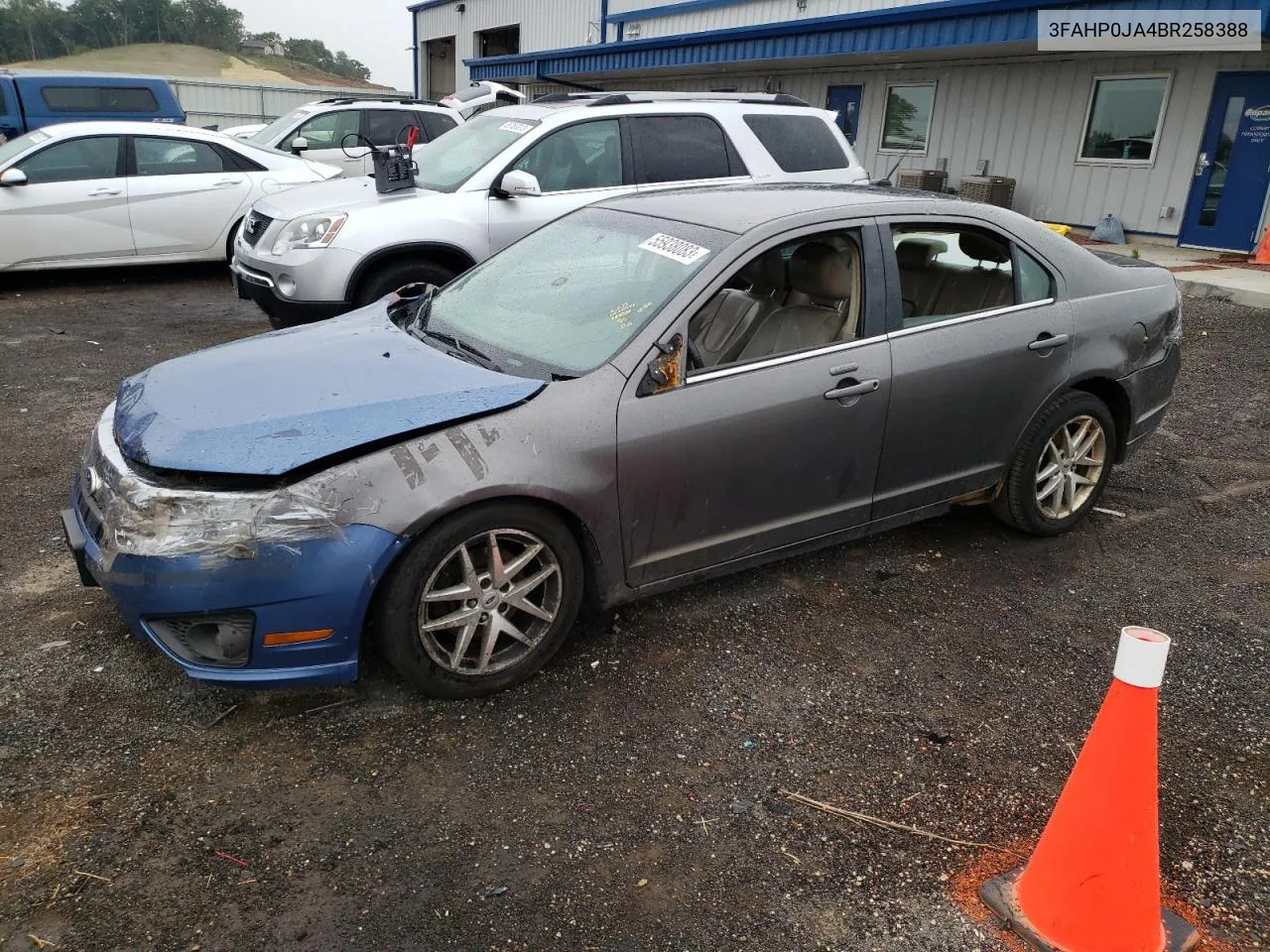 2011 Ford Fusion Sel VIN: 3FAHP0JA4BR258388 Lot: 55410244