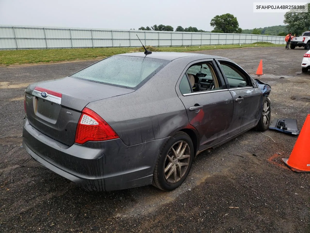 2011 Ford Fusion Sel VIN: 3FAHP0JA4BR258388 Lot: 55410244