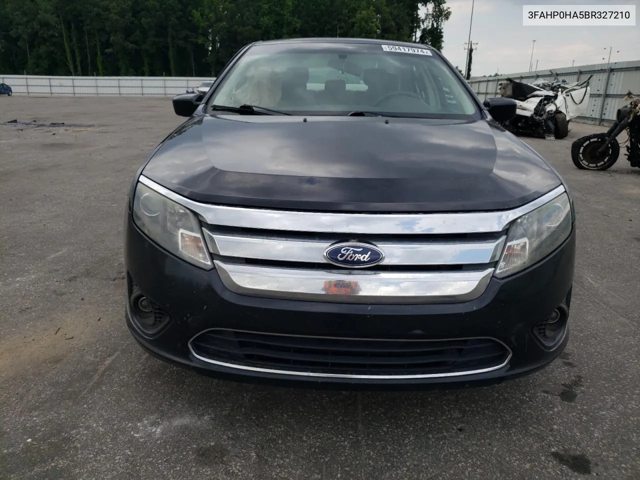 2011 Ford Fusion Se VIN: 3FAHP0HA5BR327210 Lot: 59417974