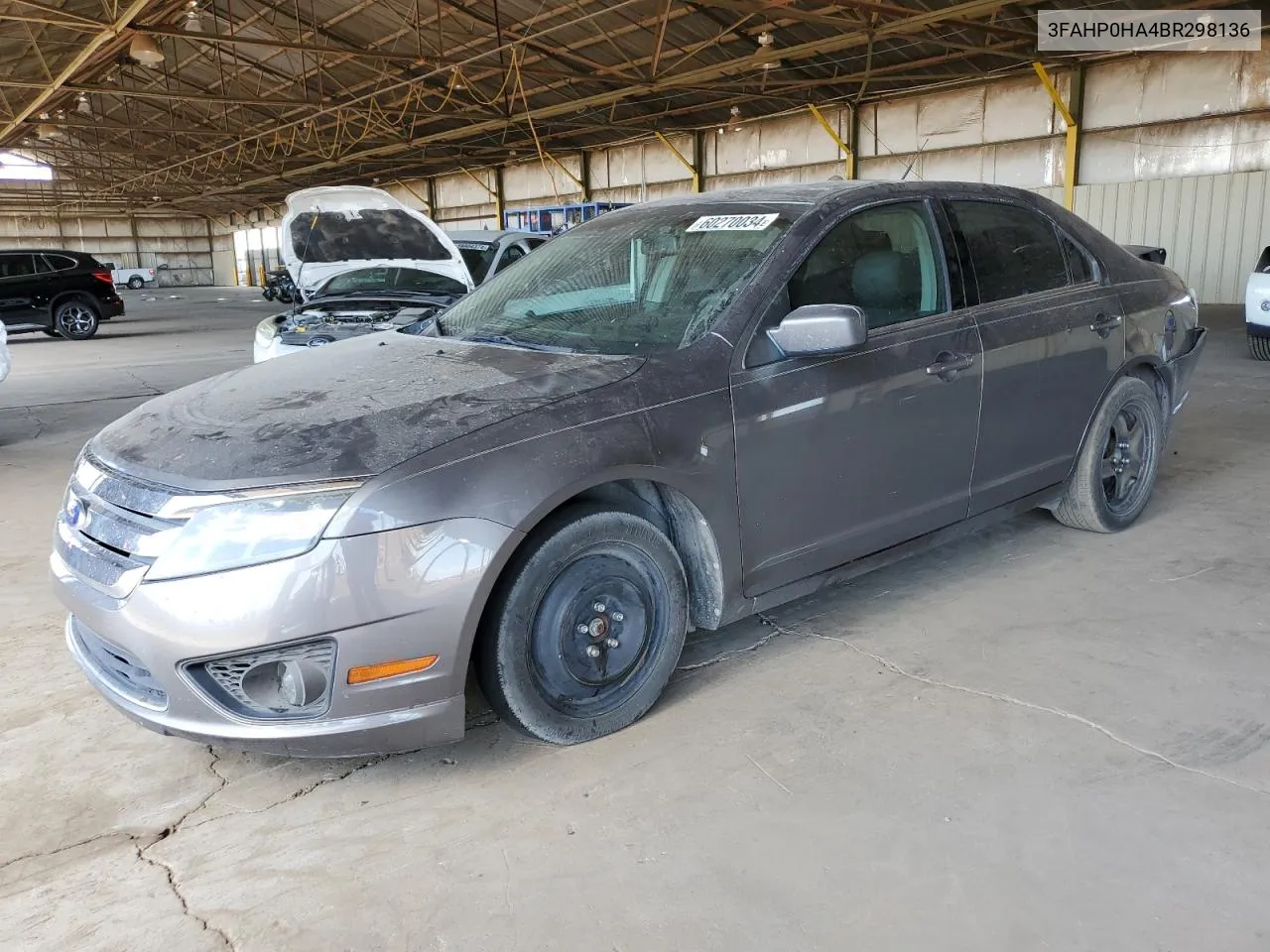 2011 Ford Fusion Se VIN: 3FAHP0HA4BR298136 Lot: 60270034