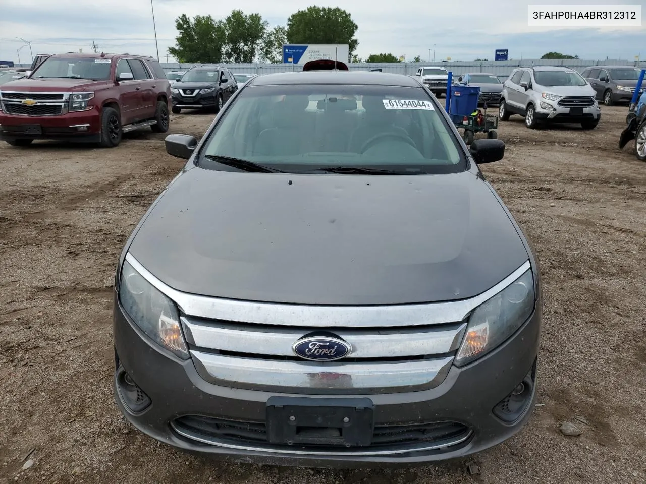 2011 Ford Fusion Se VIN: 3FAHP0HA4BR312312 Lot: 61544044