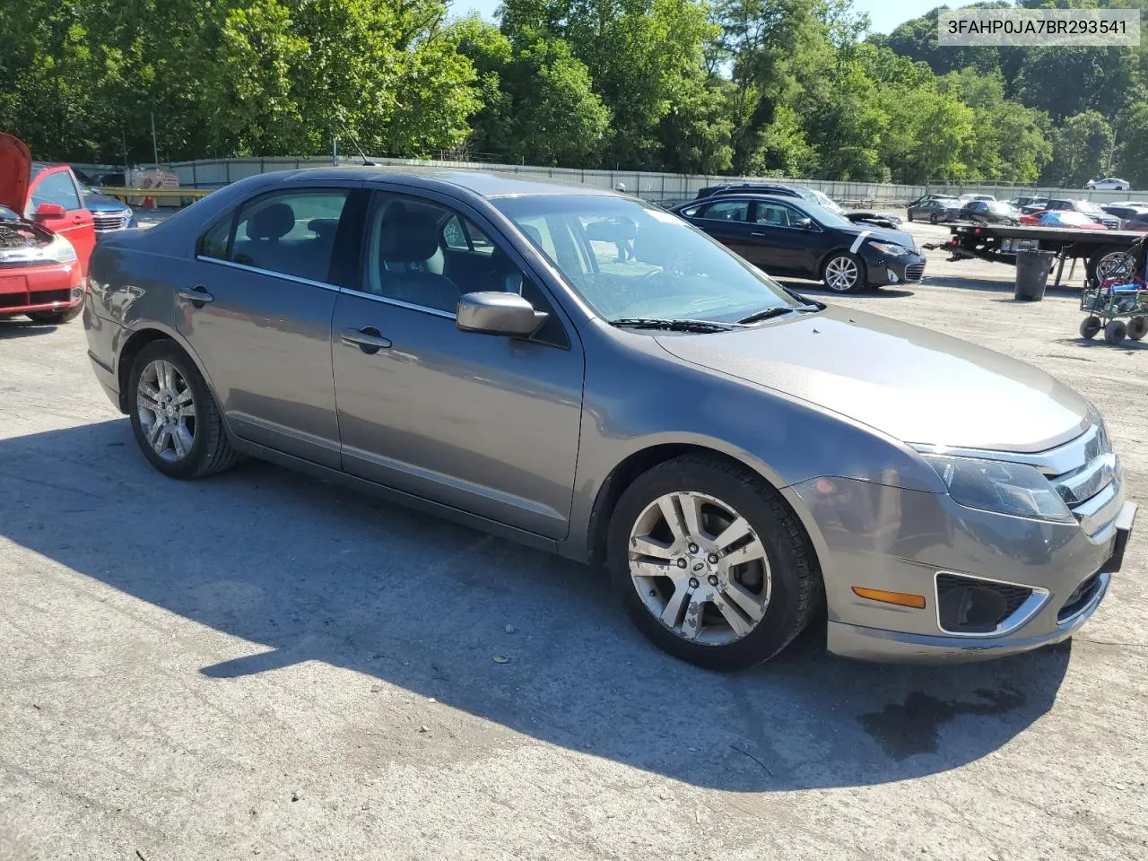 2011 Ford Fusion Sel VIN: 3FAHP0JA7BR293541 Lot: 62136944