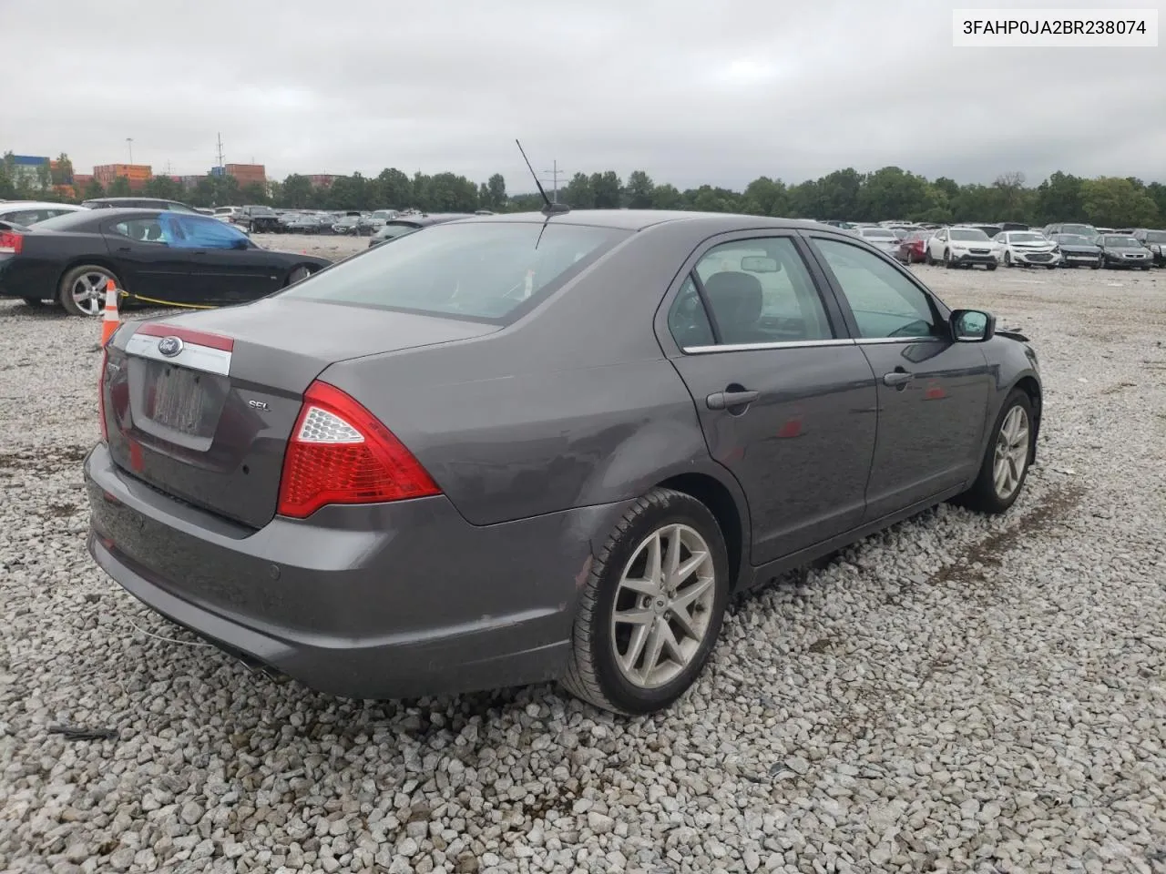 2011 Ford Fusion Sel VIN: 3FAHP0JA2BR238074 Lot: 64449954