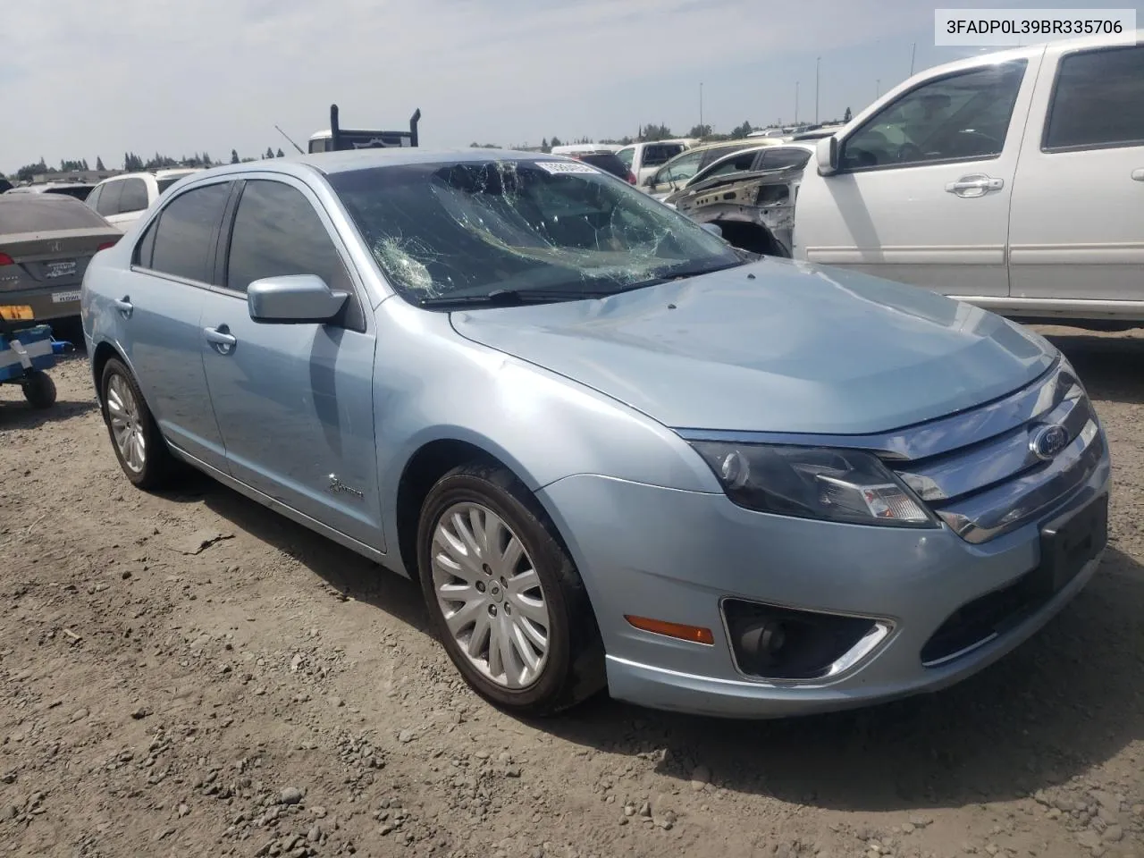 2011 Ford Fusion Hybrid VIN: 3FADP0L39BR335706 Lot: 65864954