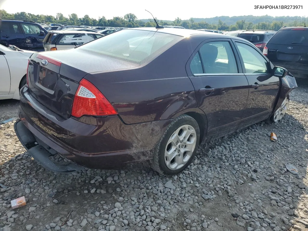 2011 Ford Fusion Se VIN: 3FAHP0HA1BR273971 Lot: 65956754