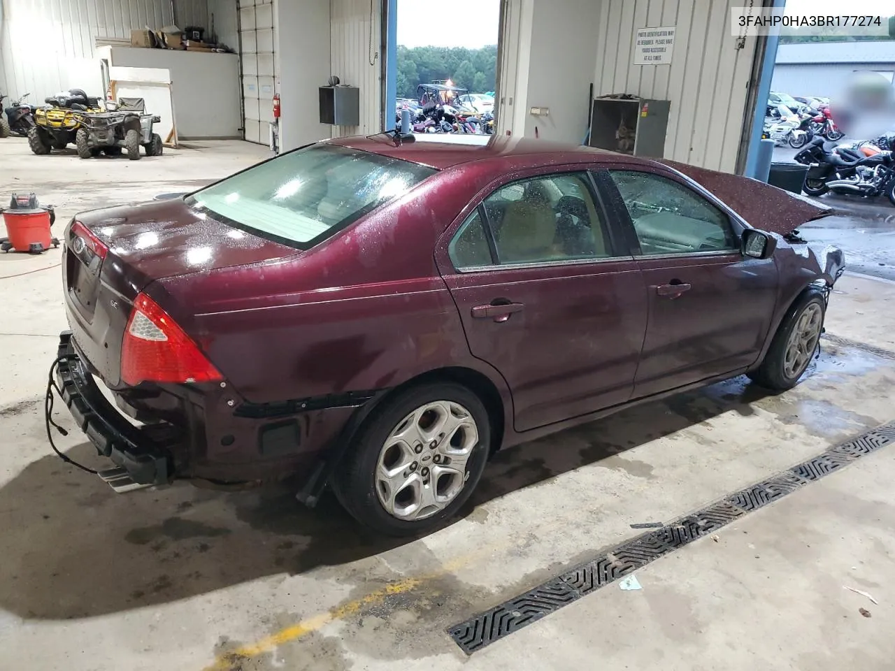 3FAHP0HA3BR177274 2011 Ford Fusion Se