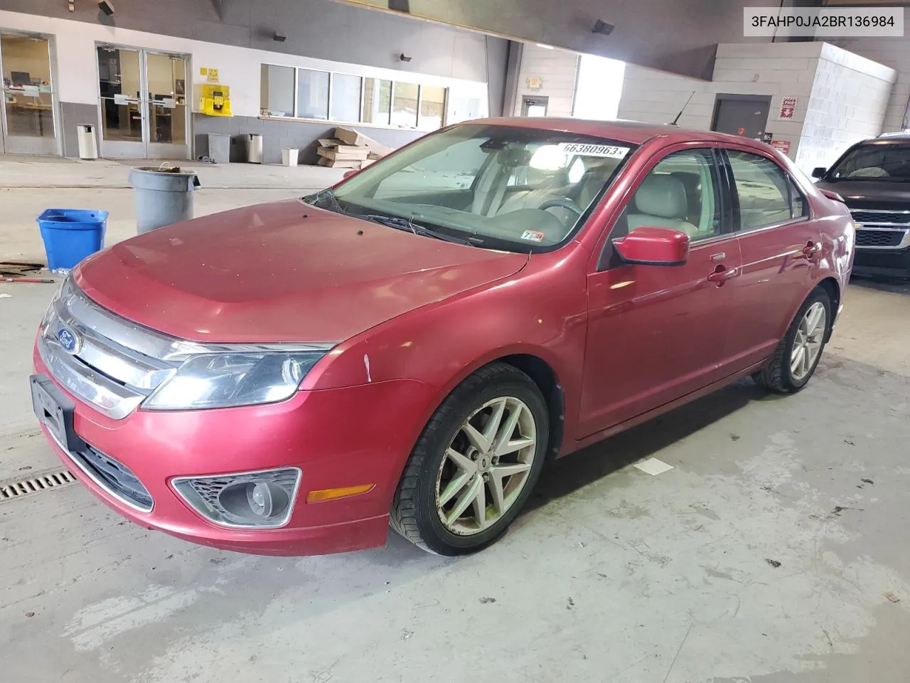 2011 Ford Fusion Sel VIN: 3FAHP0JA2BR136984 Lot: 66942204