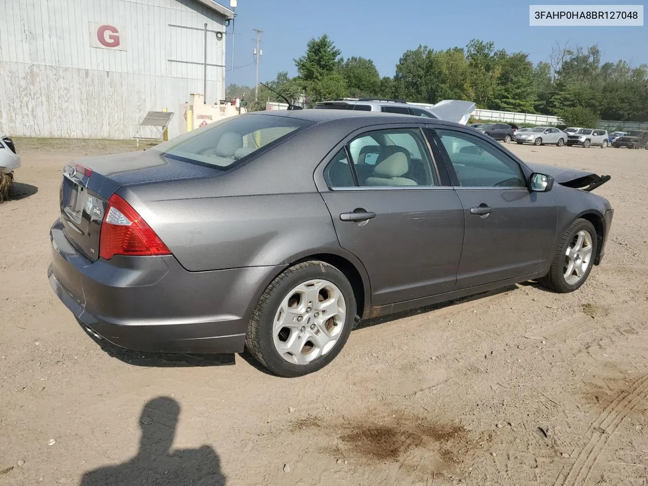 2011 Ford Fusion Se VIN: 3FAHP0HA8BR127048 Lot: 67313994