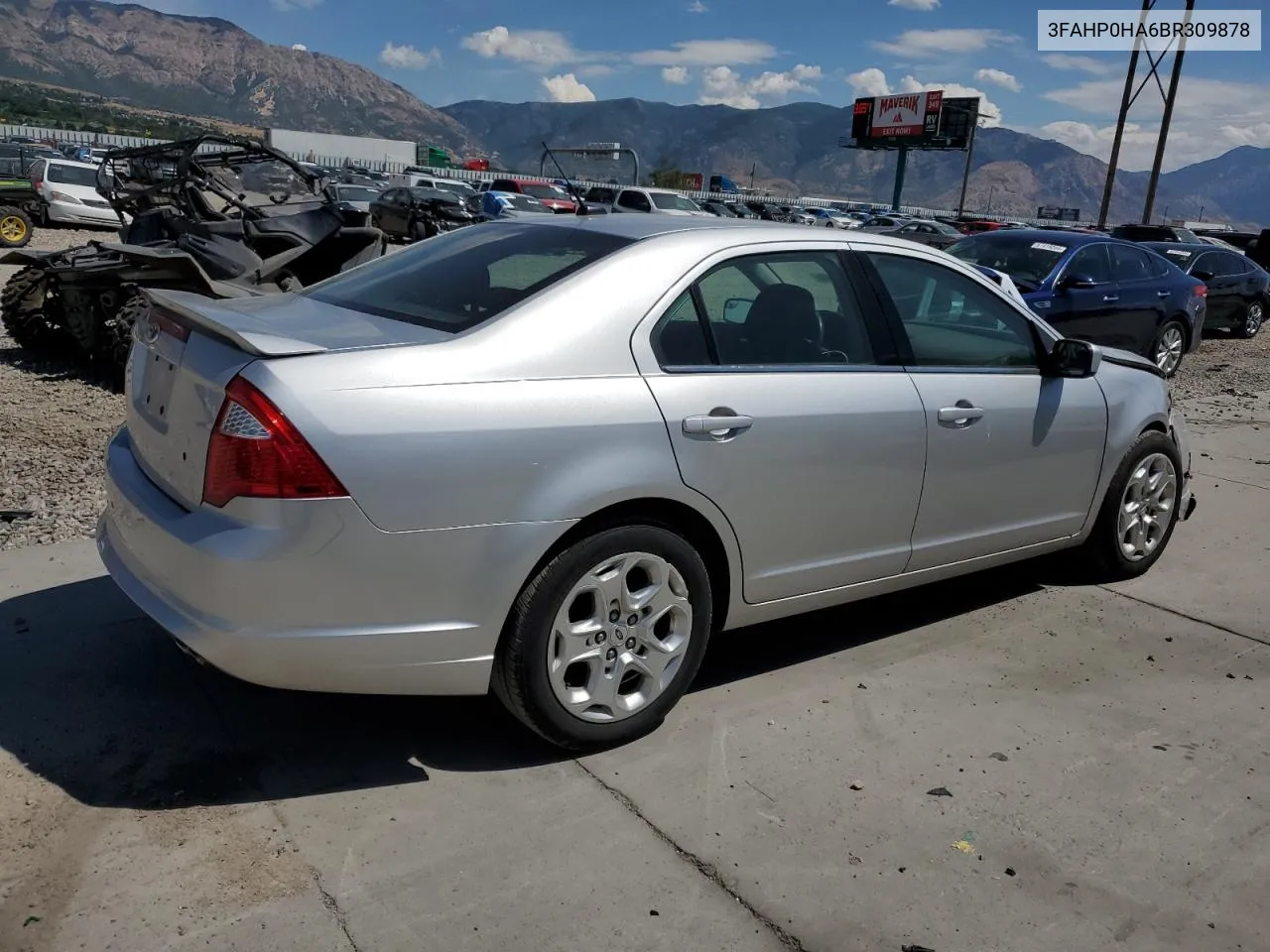 2011 Ford Fusion Se VIN: 3FAHP0HA6BR309878 Lot: 67597444