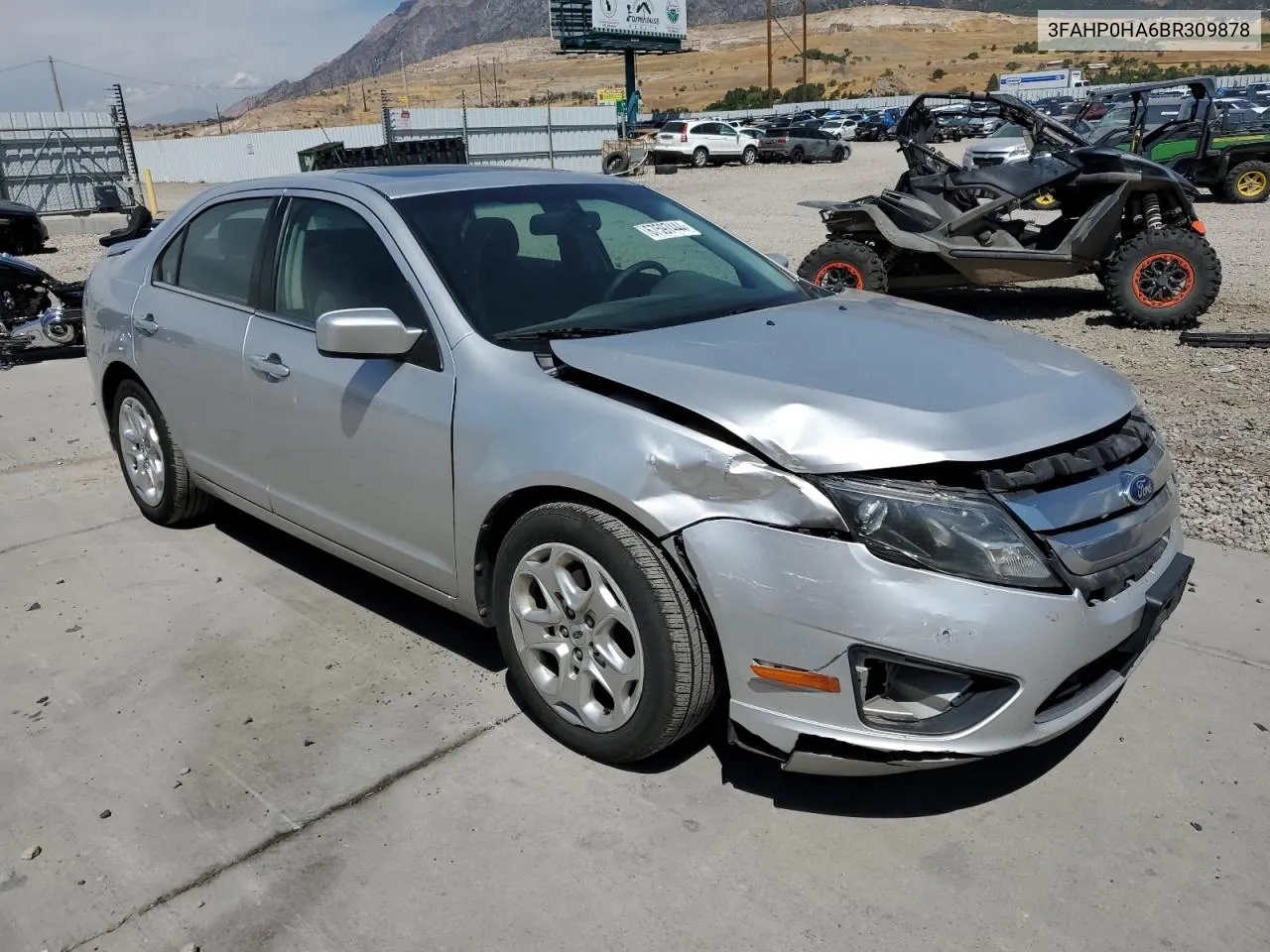 2011 Ford Fusion Se VIN: 3FAHP0HA6BR309878 Lot: 67597444