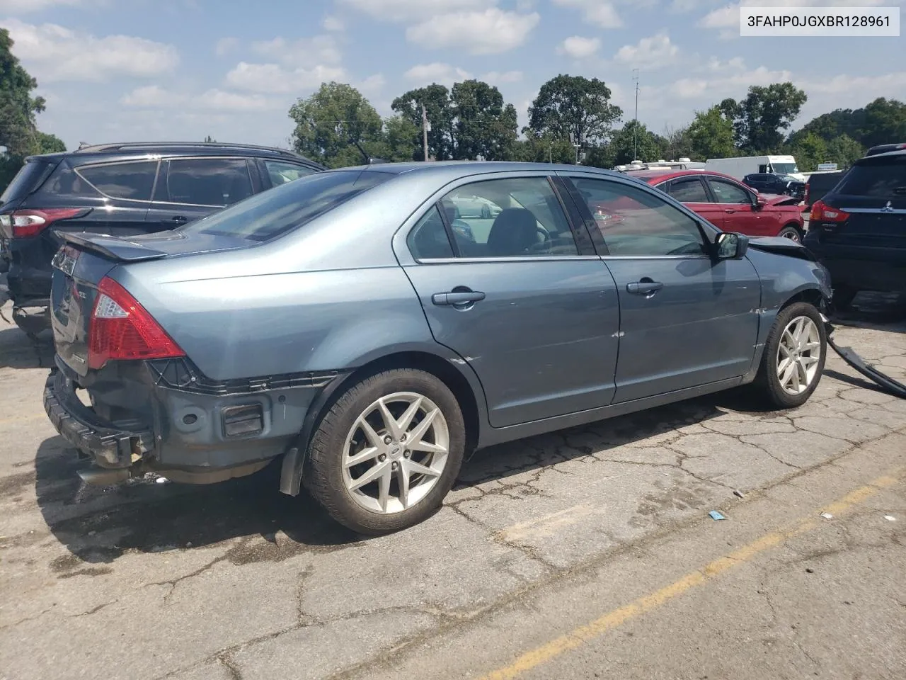 2011 Ford Fusion Sel VIN: 3FAHP0JGXBR128961 Lot: 67699384