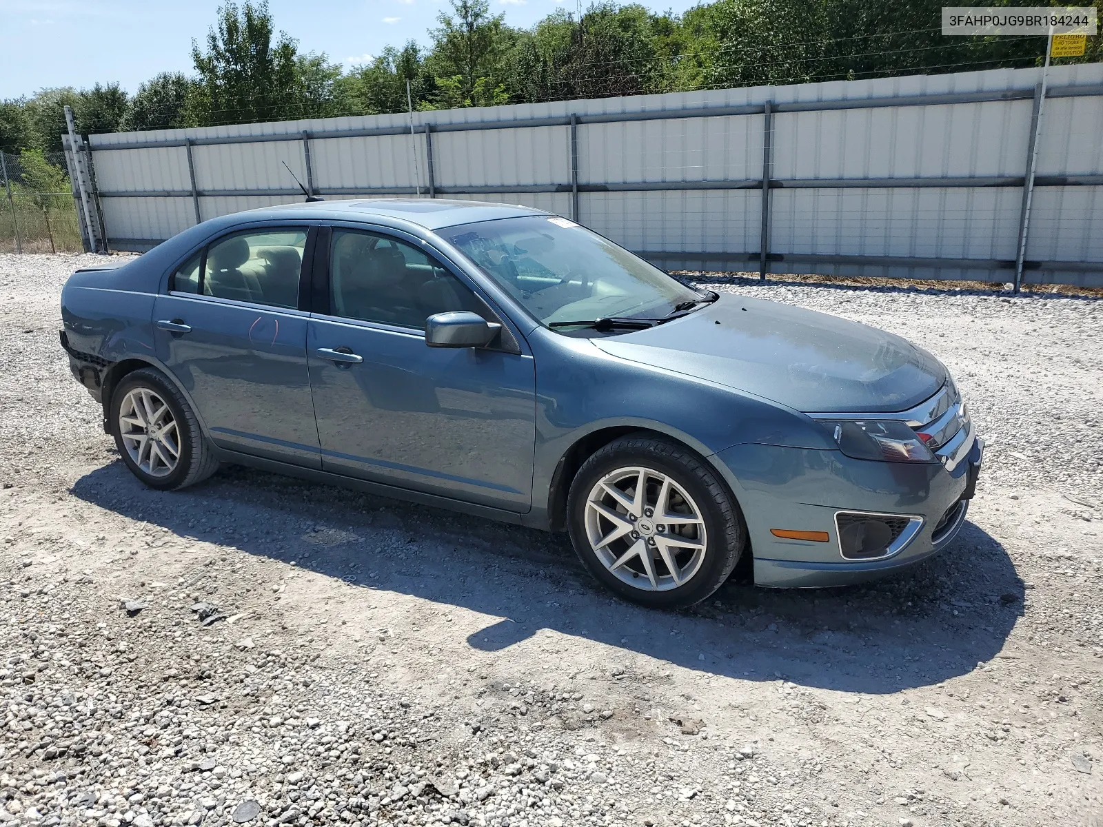 2011 Ford Fusion Sel VIN: 3FAHP0JG9BR184244 Lot: 67705134