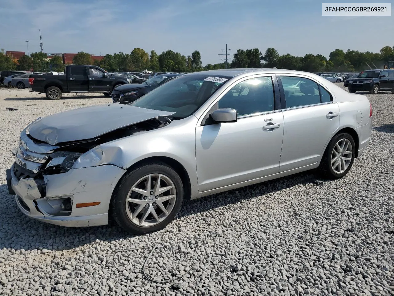 2011 Ford Fusion Sel VIN: 3FAHP0CG5BR269921 Lot: 67786954