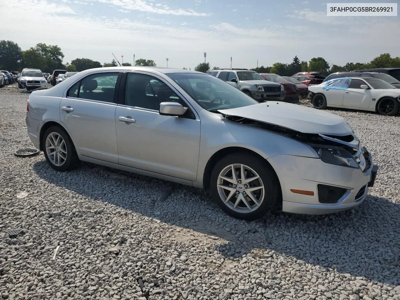 2011 Ford Fusion Sel VIN: 3FAHP0CG5BR269921 Lot: 67786954