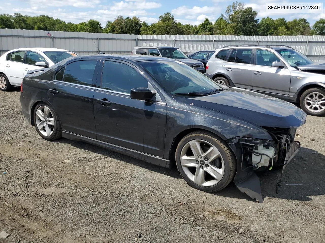 2011 Ford Fusion Sport VIN: 3FAHP0KC3BR112340 Lot: 68068744