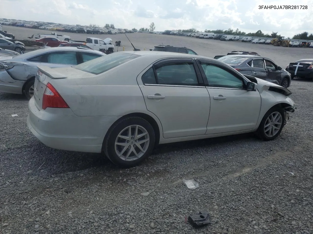 2011 Ford Fusion Sel VIN: 3FAHP0JA7BR281728 Lot: 68241884