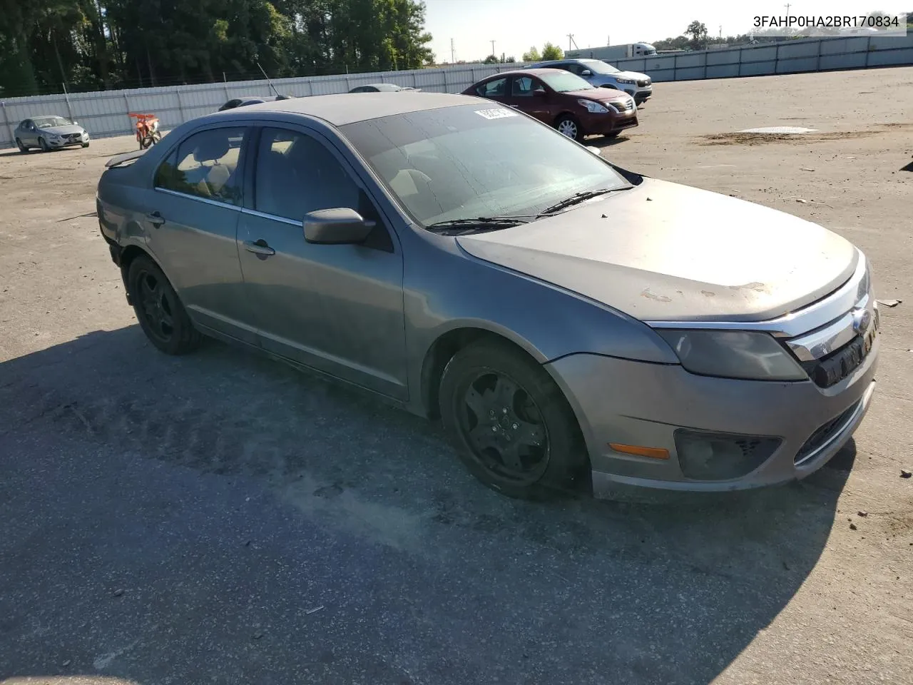 2011 Ford Fusion Se VIN: 3FAHP0HA2BR170834 Lot: 68291874