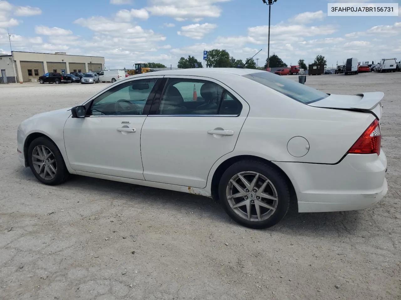 2011 Ford Fusion Sel VIN: 3FAHP0JA7BR156731 Lot: 68335544