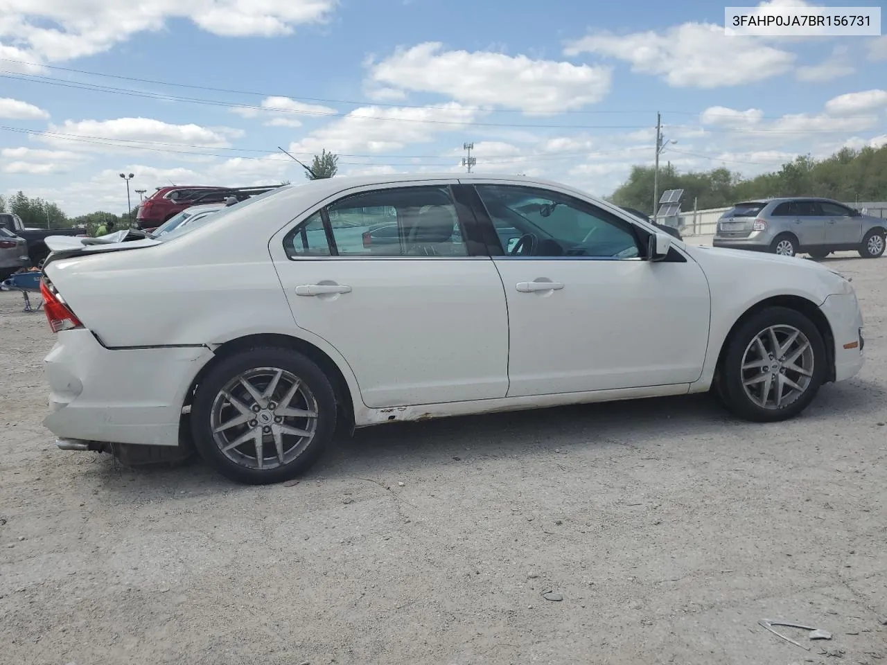 3FAHP0JA7BR156731 2011 Ford Fusion Sel