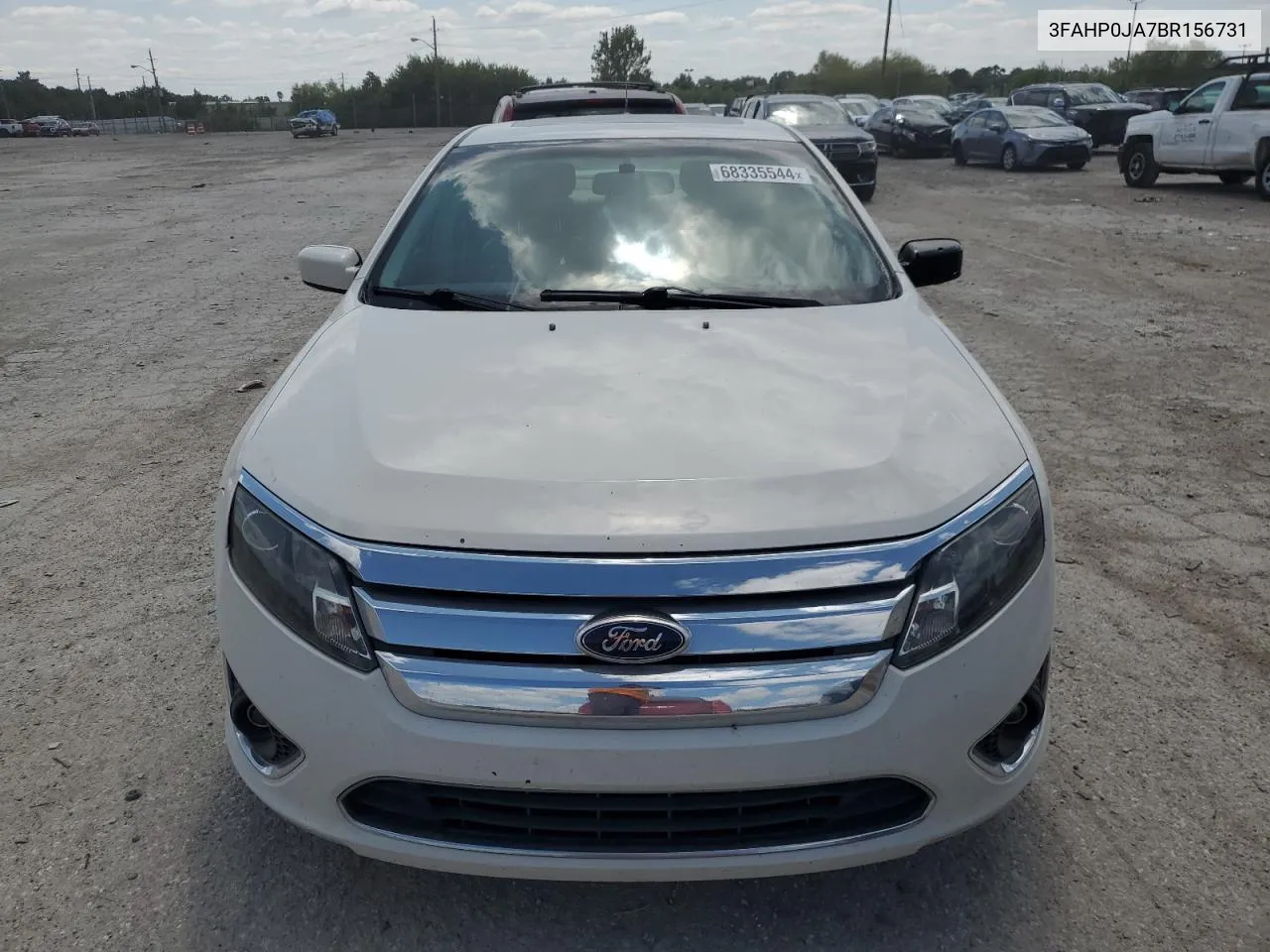 2011 Ford Fusion Sel VIN: 3FAHP0JA7BR156731 Lot: 68335544