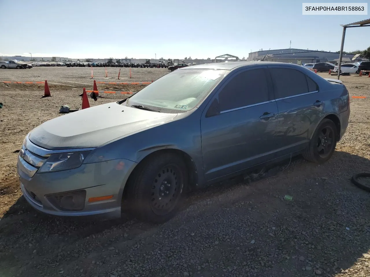 2011 Ford Fusion Se VIN: 3FAHP0HA4BR158863 Lot: 68387484