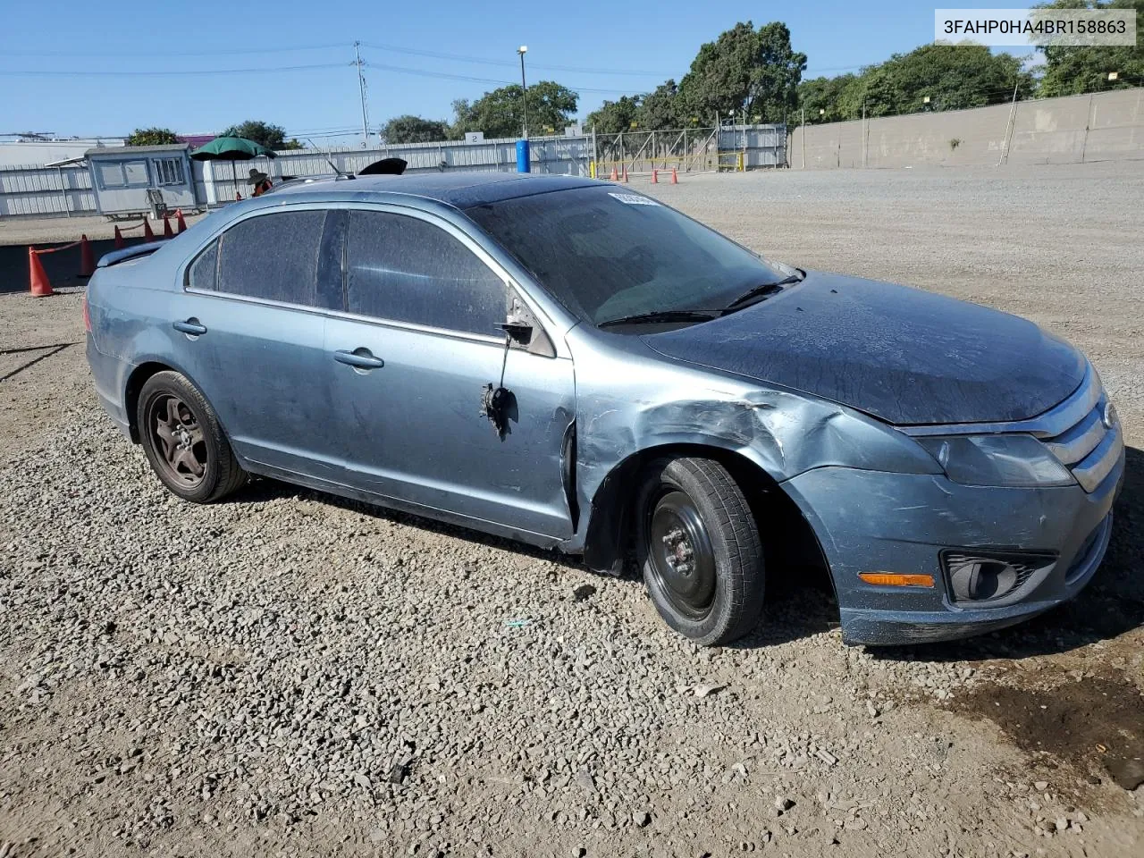 3FAHP0HA4BR158863 2011 Ford Fusion Se