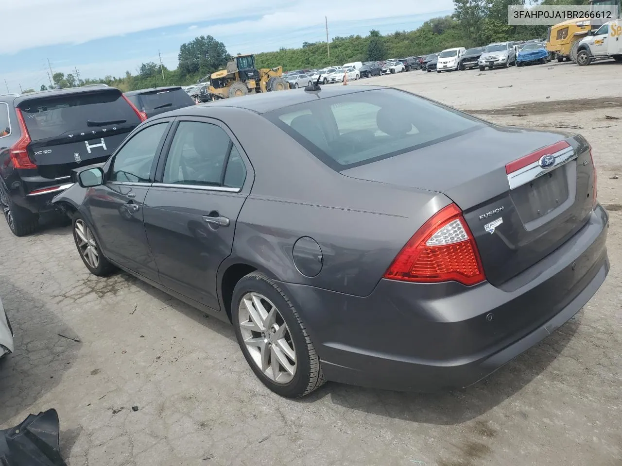 2011 Ford Fusion Sel VIN: 3FAHP0JA1BR266612 Lot: 68432104