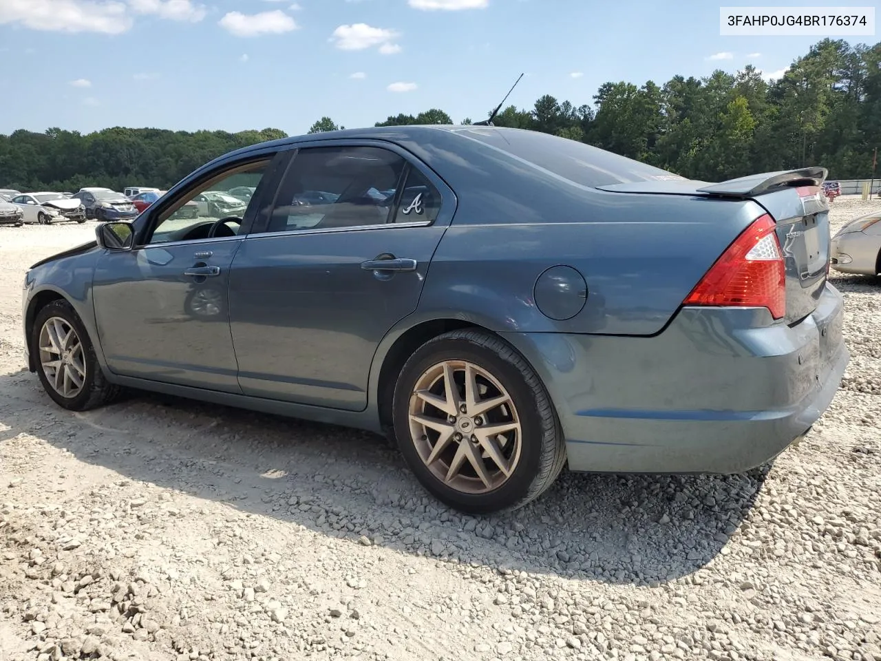 2011 Ford Fusion Sel VIN: 3FAHP0JG4BR176374 Lot: 68550184