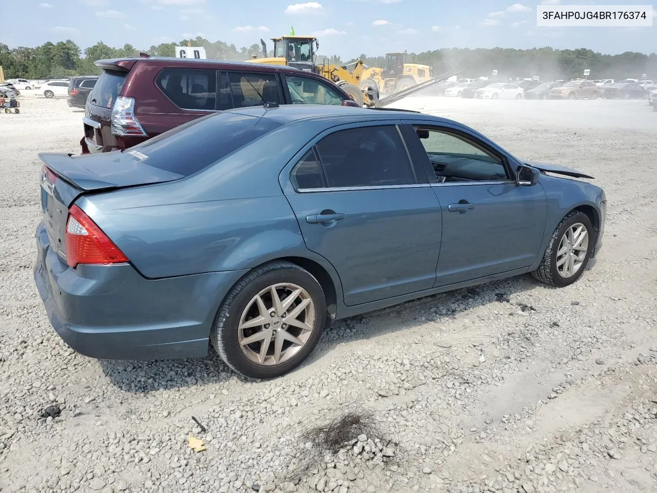 2011 Ford Fusion Sel VIN: 3FAHP0JG4BR176374 Lot: 68550184