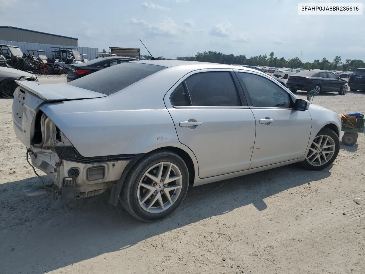 2011 Ford Fusion Sel VIN: 3FAHP0JA8BR235616 Lot: 68559564