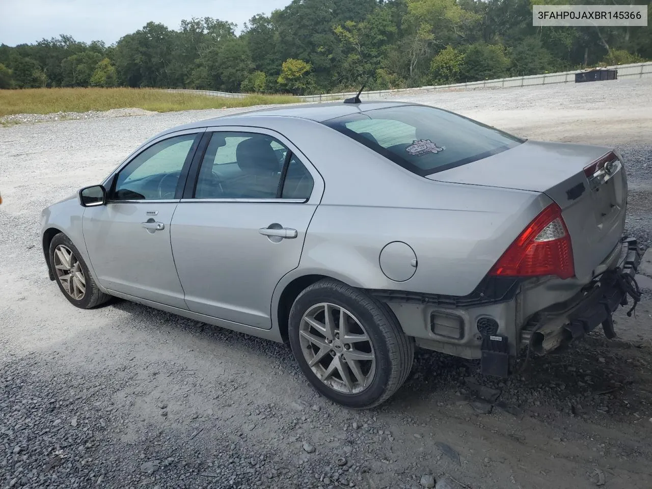 2011 Ford Fusion Sel VIN: 3FAHP0JAXBR145366 Lot: 68681654