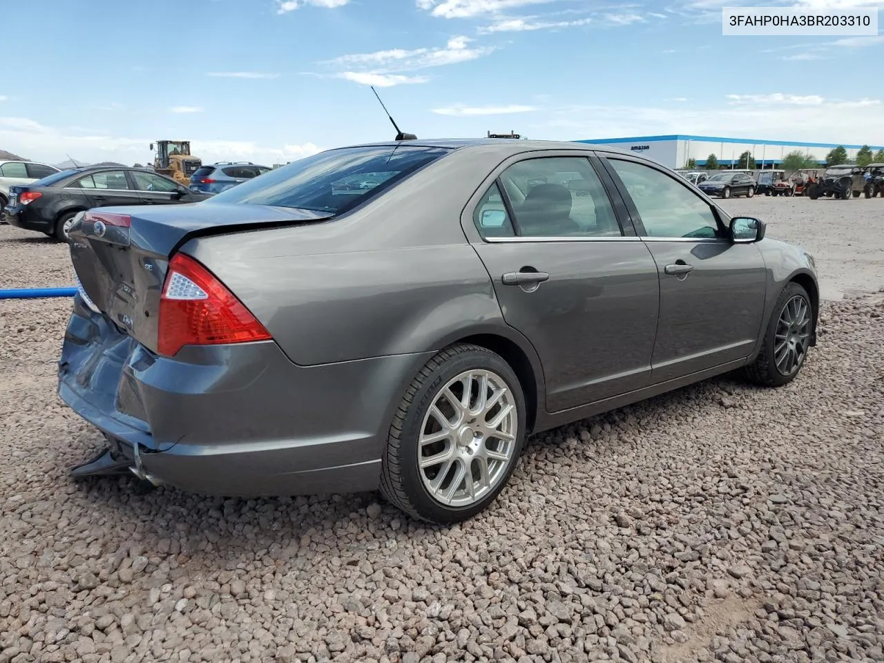 2011 Ford Fusion Se VIN: 3FAHP0HA3BR203310 Lot: 68706464