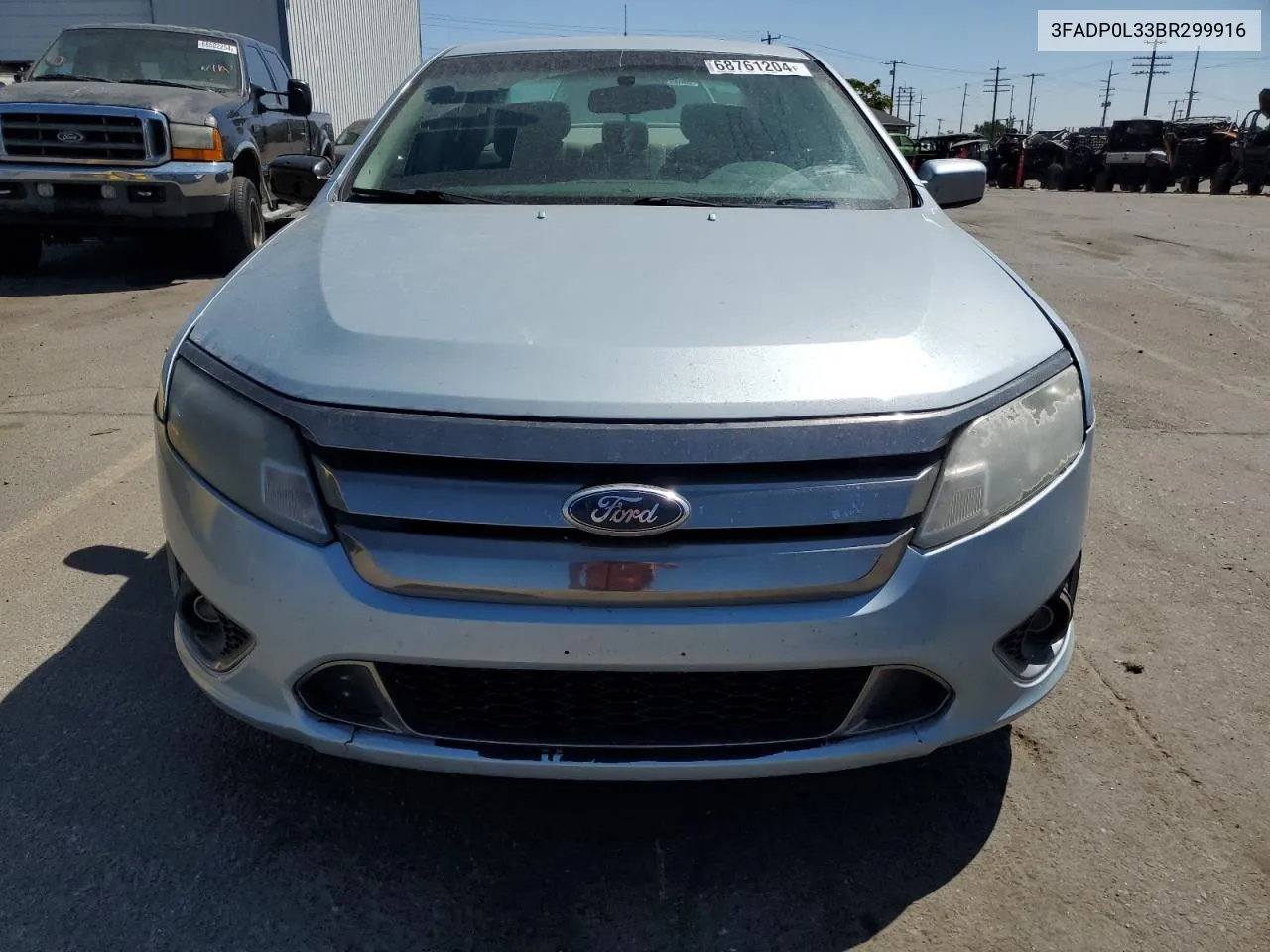 2011 Ford Fusion Hybrid VIN: 3FADP0L33BR299916 Lot: 68761204