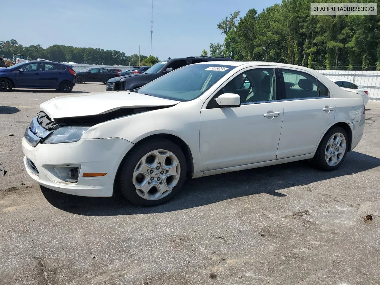 3FAHP0HA0BR283973 2011 Ford Fusion Se