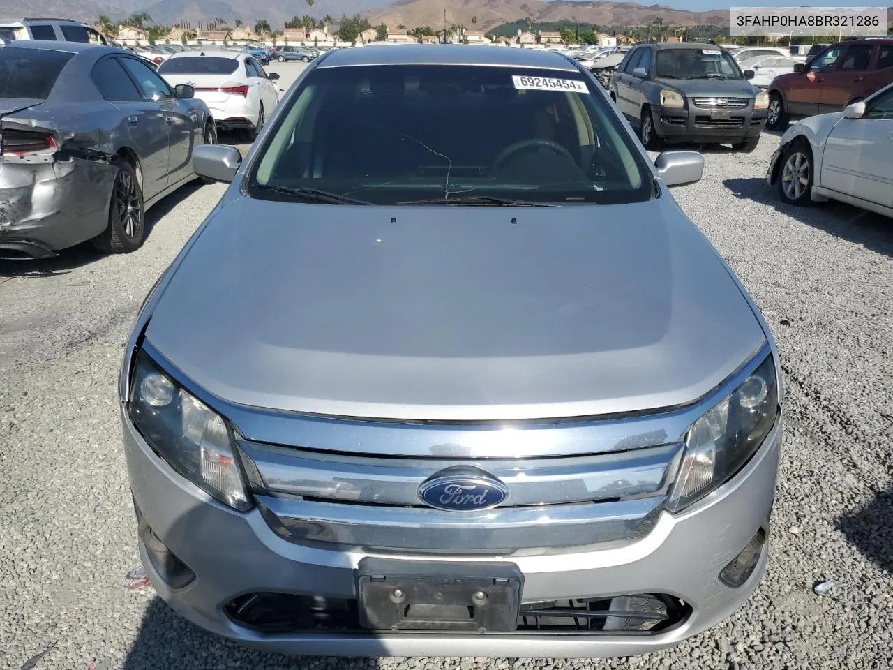 3FAHP0HA8BR321286 2011 Ford Fusion Se